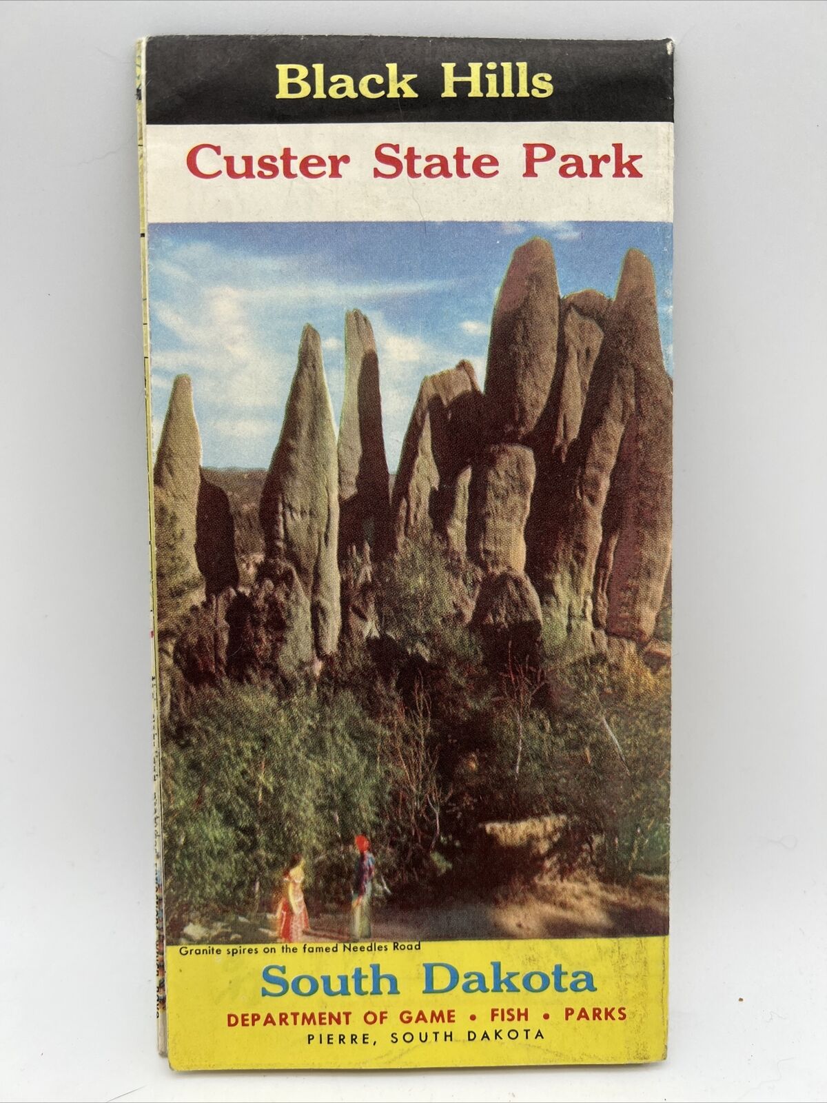 1954 BLACK HILLS CUSTER STATE PARK Dept of Game Fish Parks Travel Guide ...